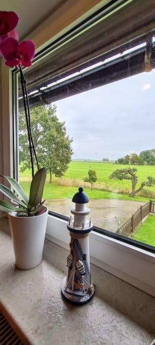 Ferienwohnung mit Pool Nordleda Exterior foto