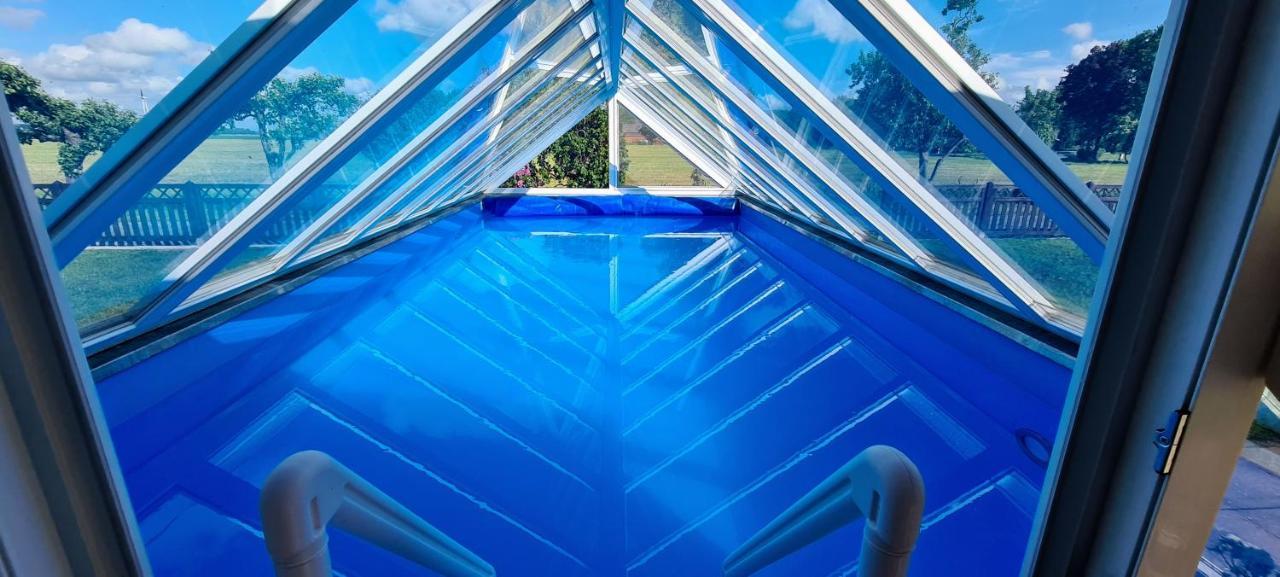Ferienwohnung mit Pool Nordleda Exterior foto