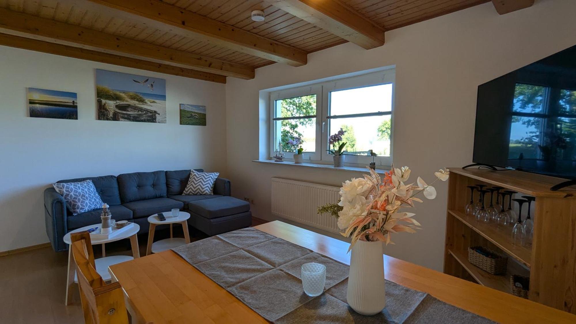 Ferienwohnung mit Pool Nordleda Exterior foto