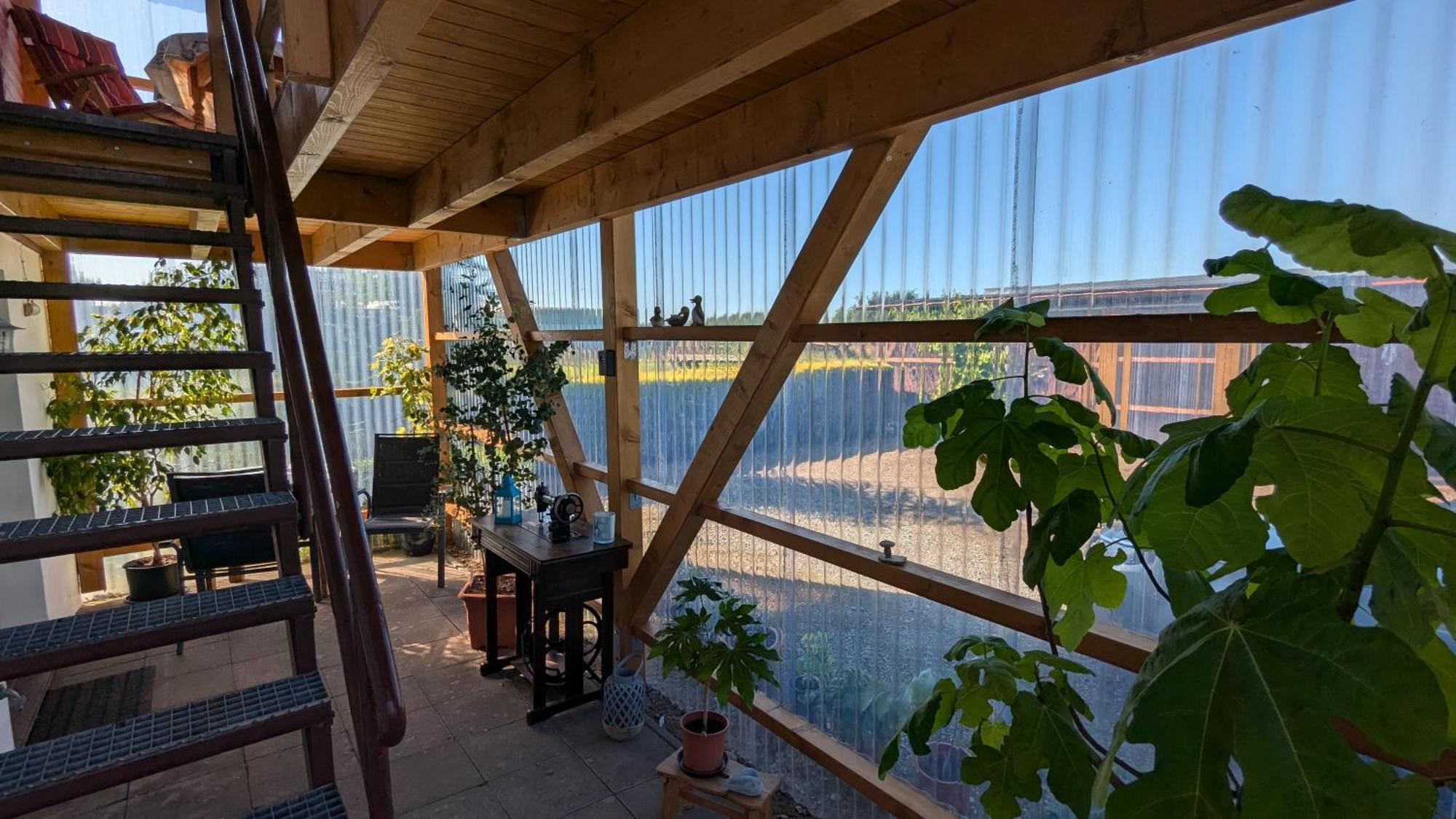 Ferienwohnung mit Pool Nordleda Exterior foto