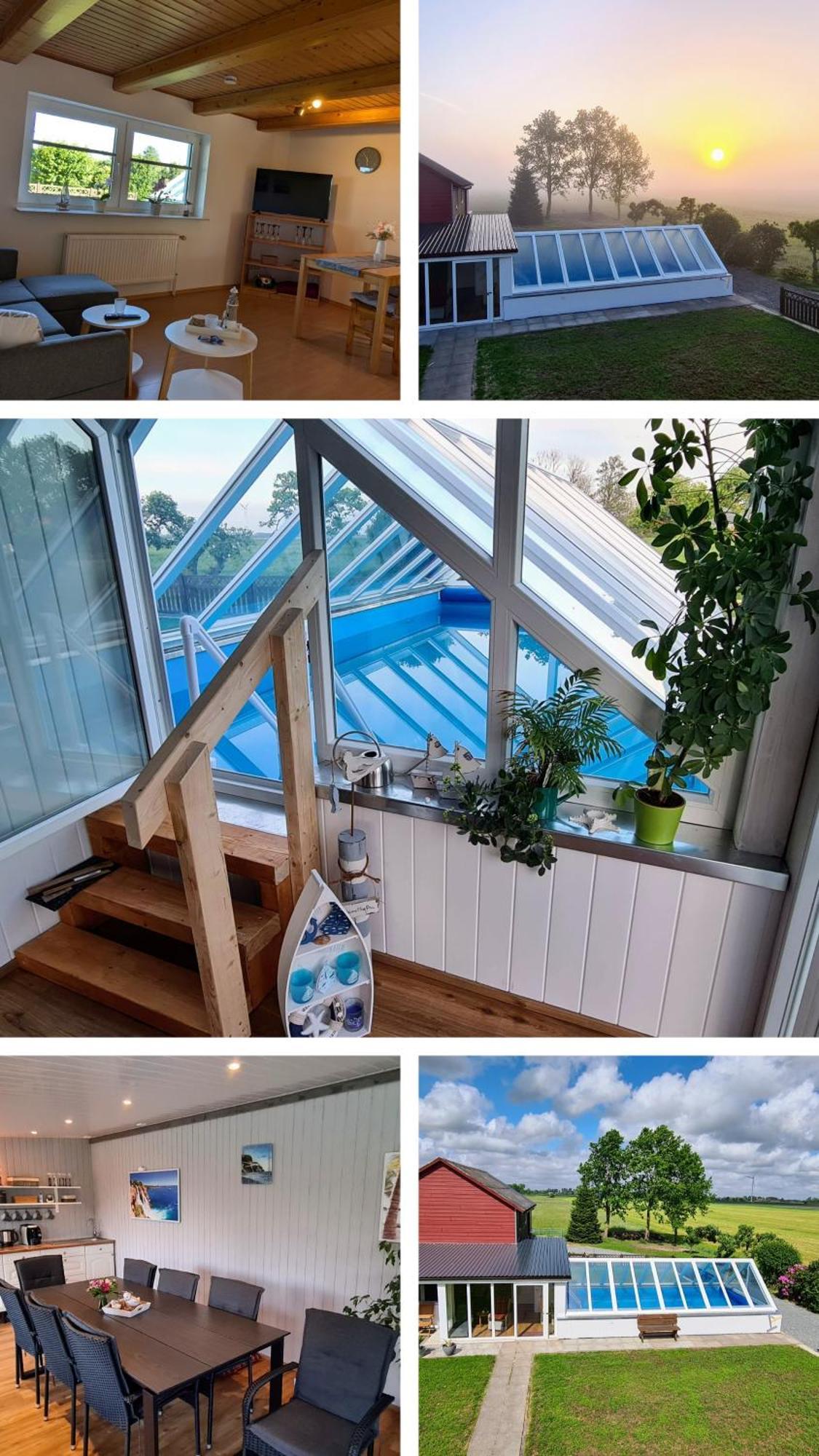 Ferienwohnung mit Pool Nordleda Exterior foto