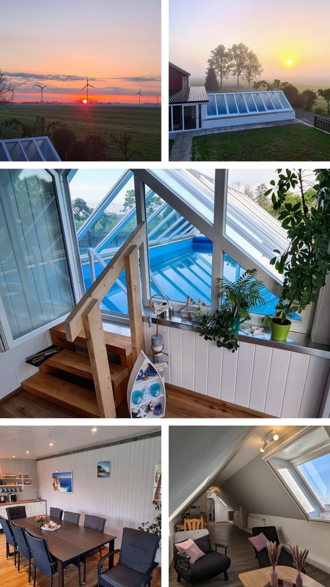 Ferienwohnung mit Pool Nordleda Exterior foto